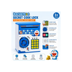 Doraemon Secret Code Lock Electronic Money Safe Piggy Bank for Kids