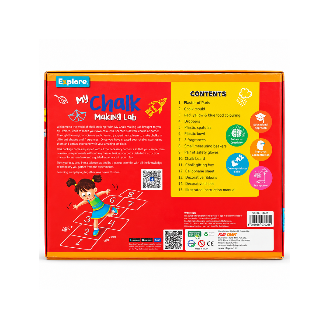 Explore My Chalk Making Lab Science Kits