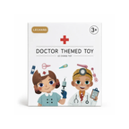Wooden Doctor Themed Toy Set for Kids – Pretend Play Medical Role Play Kit