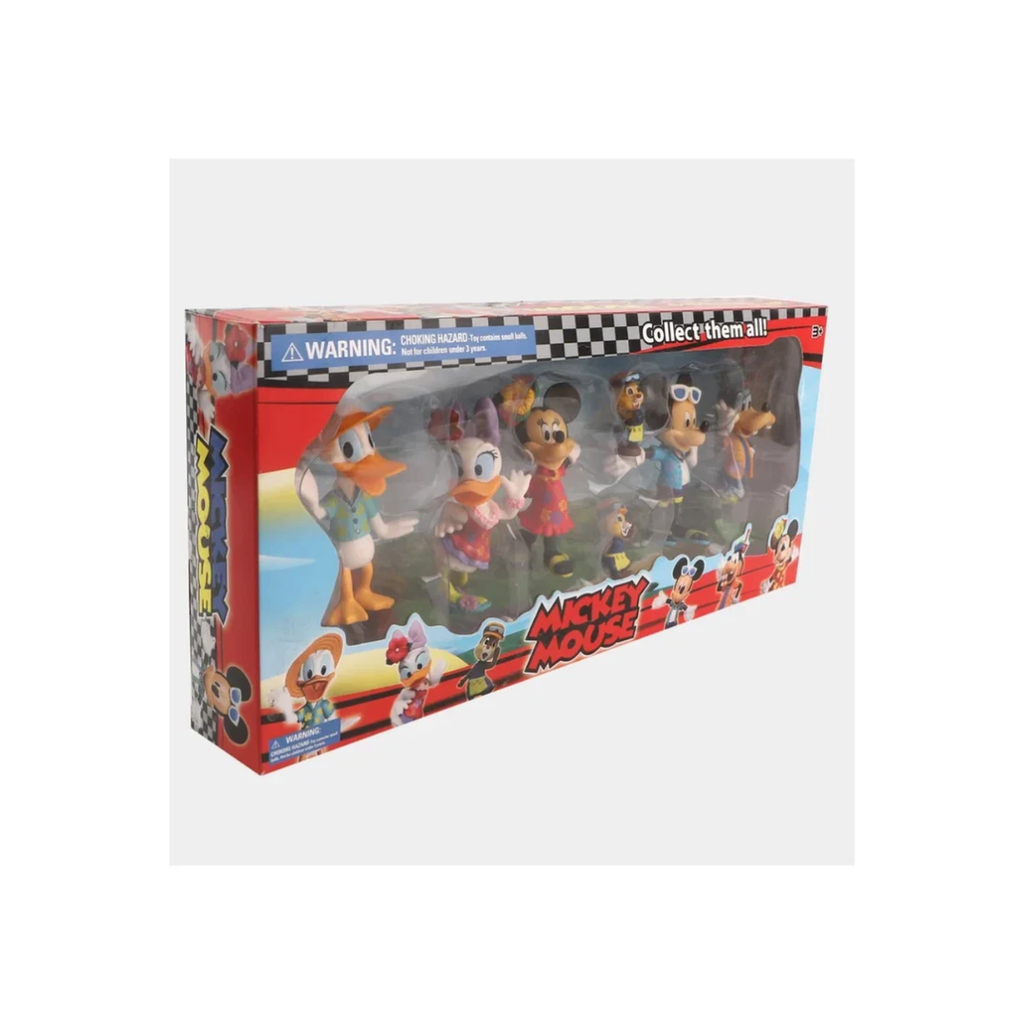 Mickey Mouse Cartoon Character Figure Set – Collectible Mini Figures Set for Kids