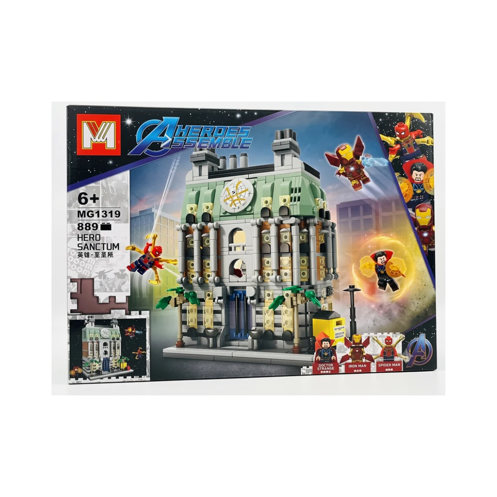 Heroes Assemble Hero Sanctum Building Blocks Set MG1319 – 889 Pieces, Ages 6+