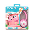 Kids Flamingo Wireless Headphones with Super Bass – Pink DR-22