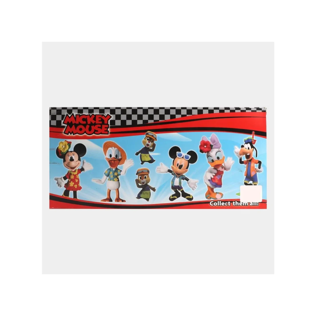 Mickey Mouse Cartoon Character Figure Set – Collectible Mini Figures Set for Kids