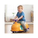 R For Rabbit Iya Iya Poppy 3 in 1 Kids Ride On Swing Car Orange Purple