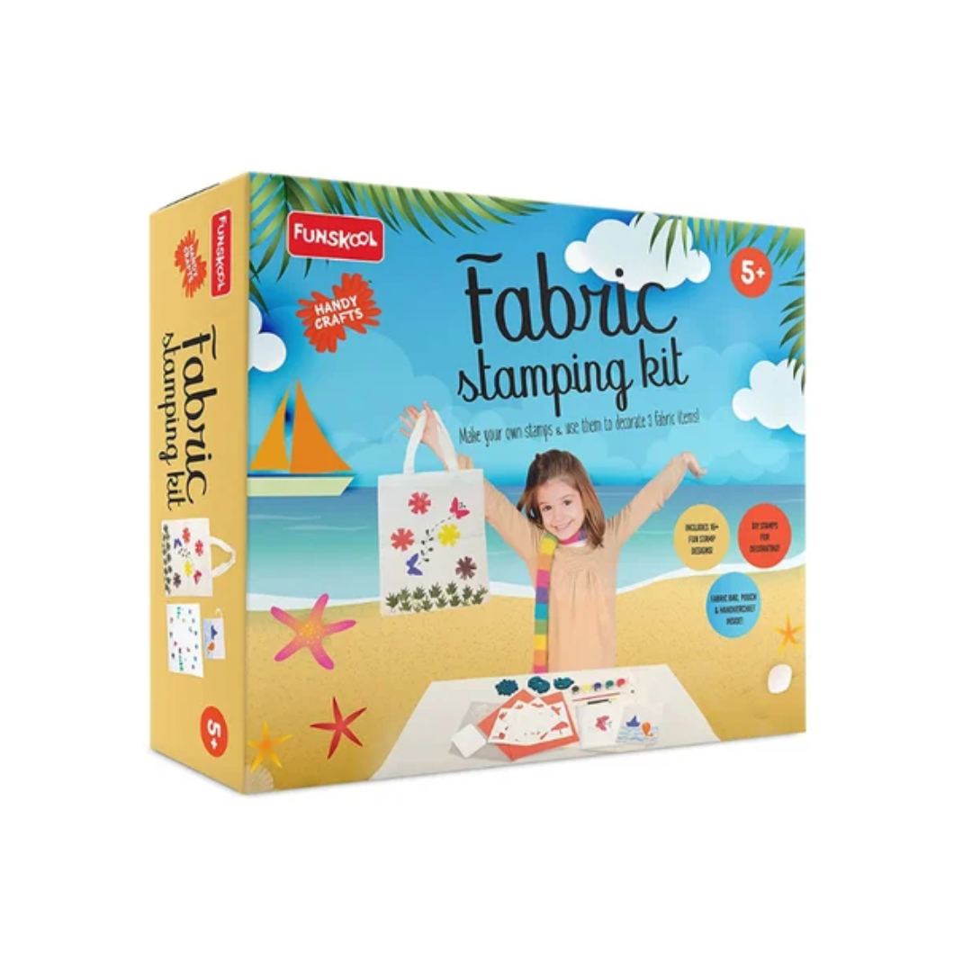Funskool Diy Fabric Stamping Kit - Multicolor