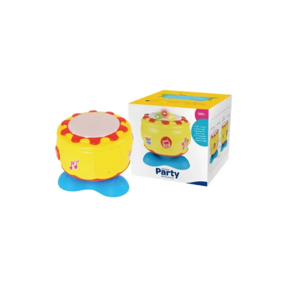 Baoli Musical Party Drum Toy for Babies – Light & Sound Interactive Drum, 18 Months+