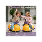R For Rabbit Iya Iya Poppy 3 in 1 Kids Ride On Swing Car Orange Purple