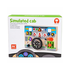 Pretty Bear Simulated Car Driving Busy Board – Steering Wheel Activity Toy for Kids 36M+
