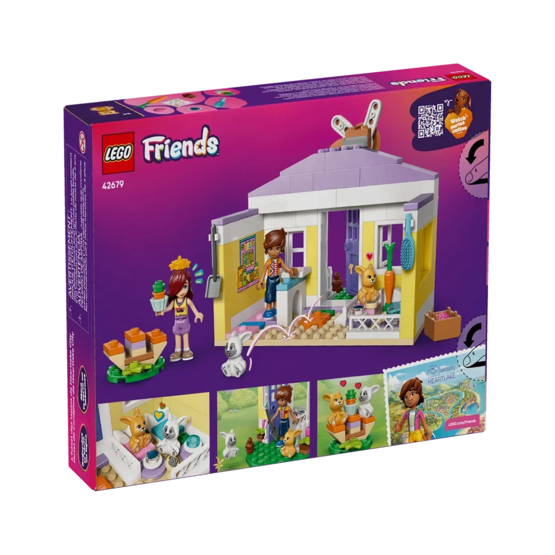 LEGO Friends Heartlake City Bunny Hotel Building Set 42679, 161 Pieces, Bunny Hotel with 2 Mini Dolls & 2 Rabbits – 5+ Years