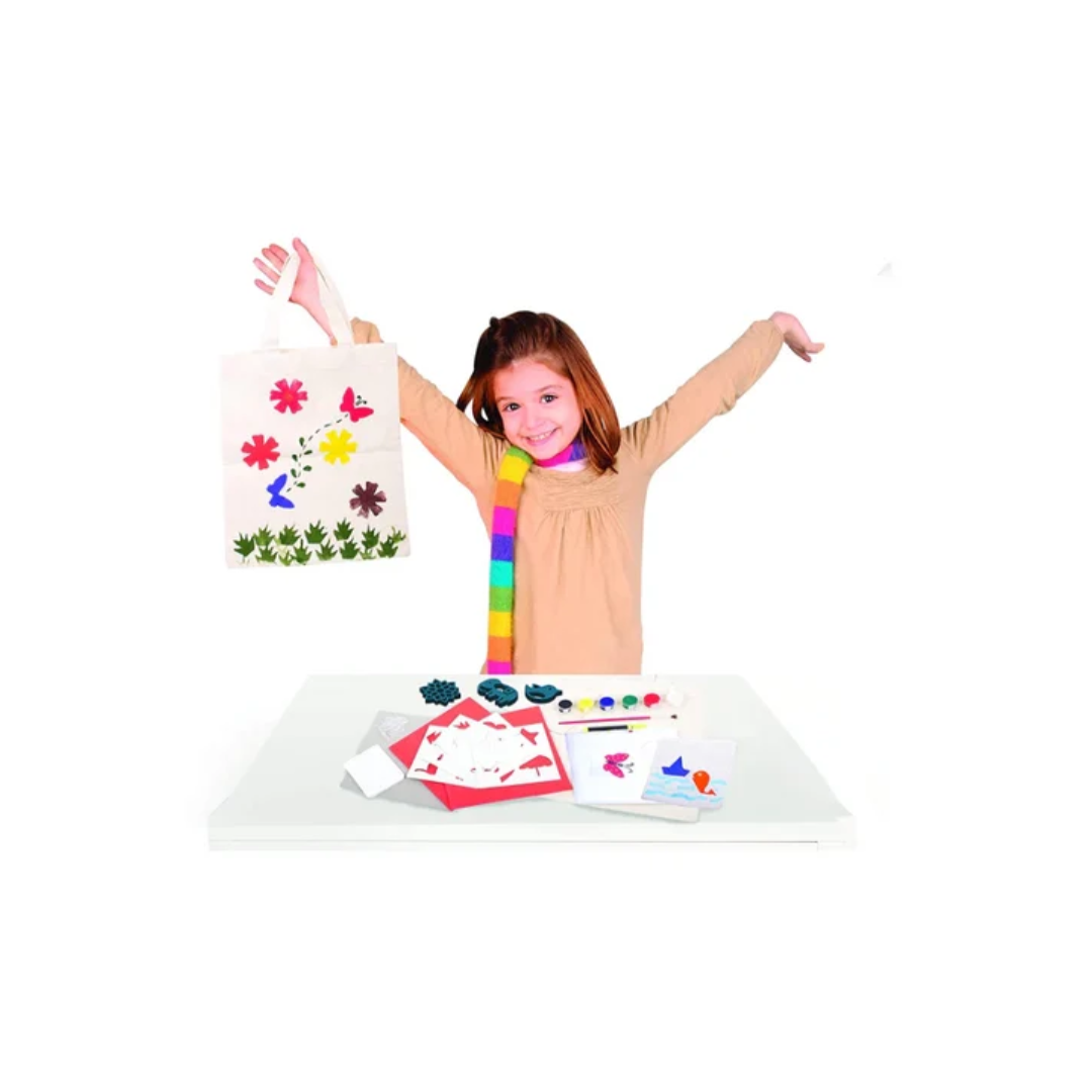 Funskool Diy Fabric Stamping Kit - Multicolor