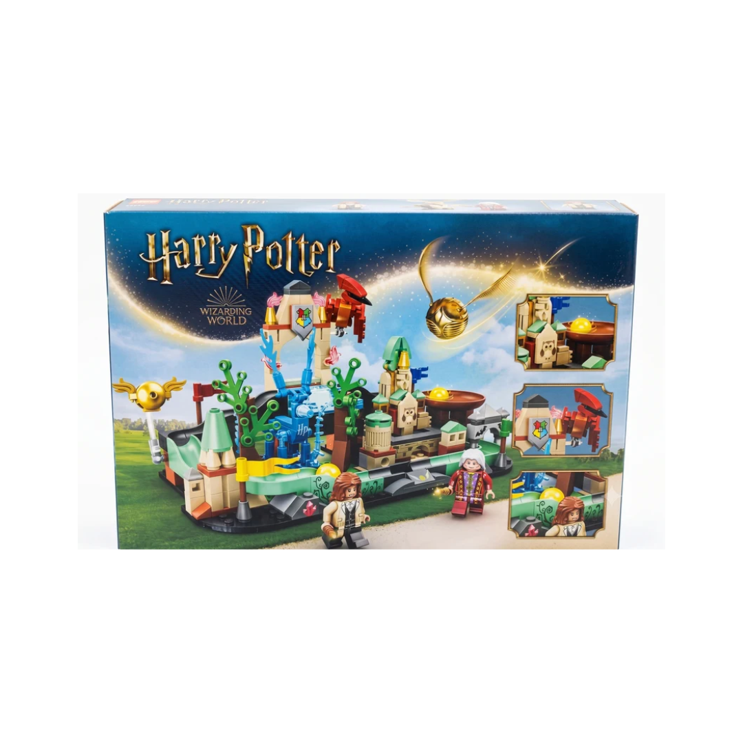 Harry Potter Magical Castle Building Blocks 402 Pcs DIY Construction Set with LED Light for Kids 6+