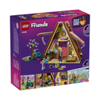LEGO Friends Nature Glamping Cabin Building Set 42682, 295 Pieces, A-Frame Camping House with 2 Mini Dolls & Kitten – 6+ Years
