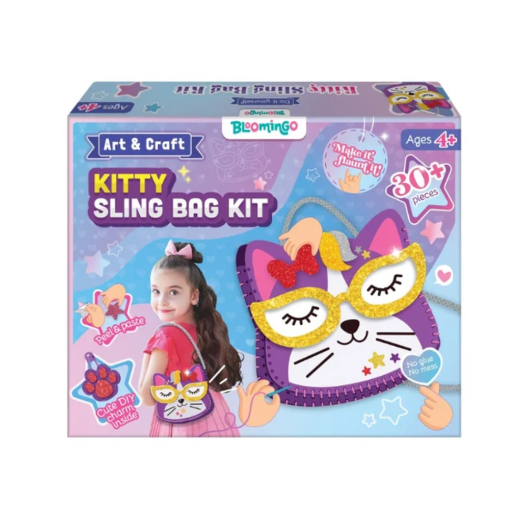 Bloomingo Art & Craft Kit - Kitty Sling Bag
