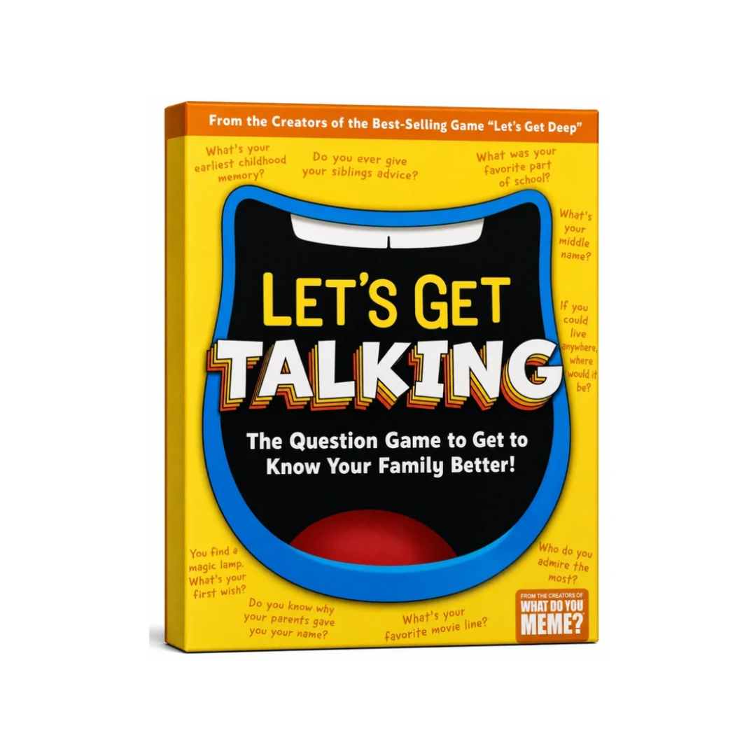 Let’s Get Talking – Family Conversation Question Game Fun Family Card Game