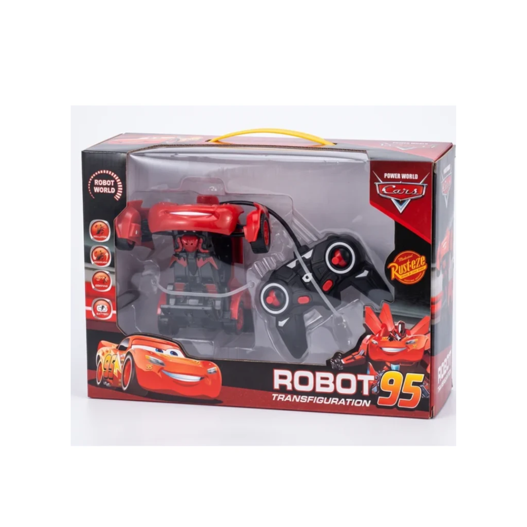 Robot 95 Transforming RC Car – Remote Control Car to Robot Transformation Toy
