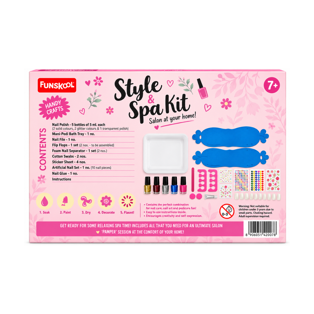 Funskool Style & Spa Kit  Multicolor