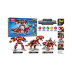 LWCK Mechanics Dinosaur Deformation 3-in-1 Velociraptor Building Blocks – 858+ PCS