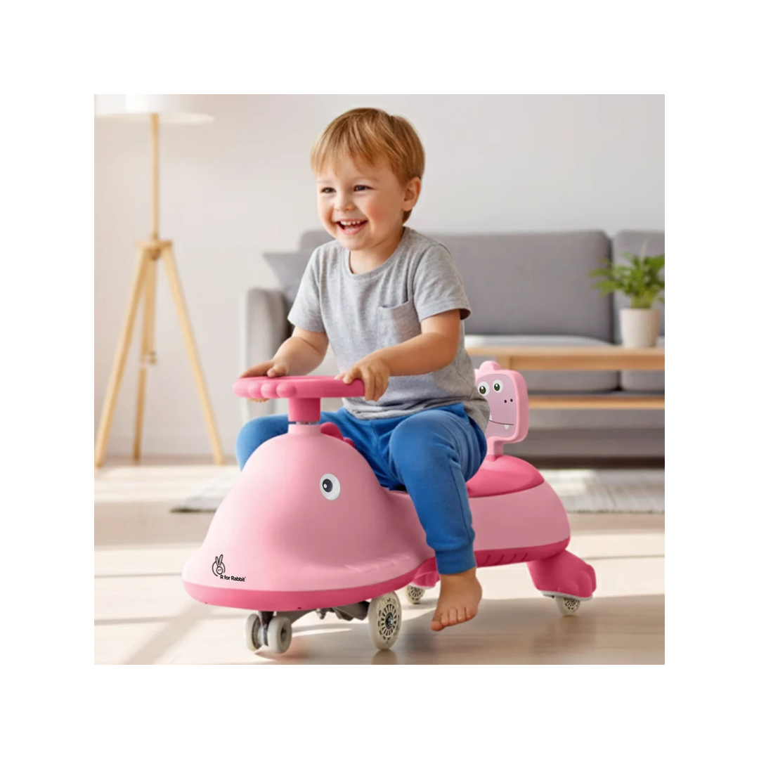 R for Rabbit Iya Iya Dino Swing Car Pink For Kids
