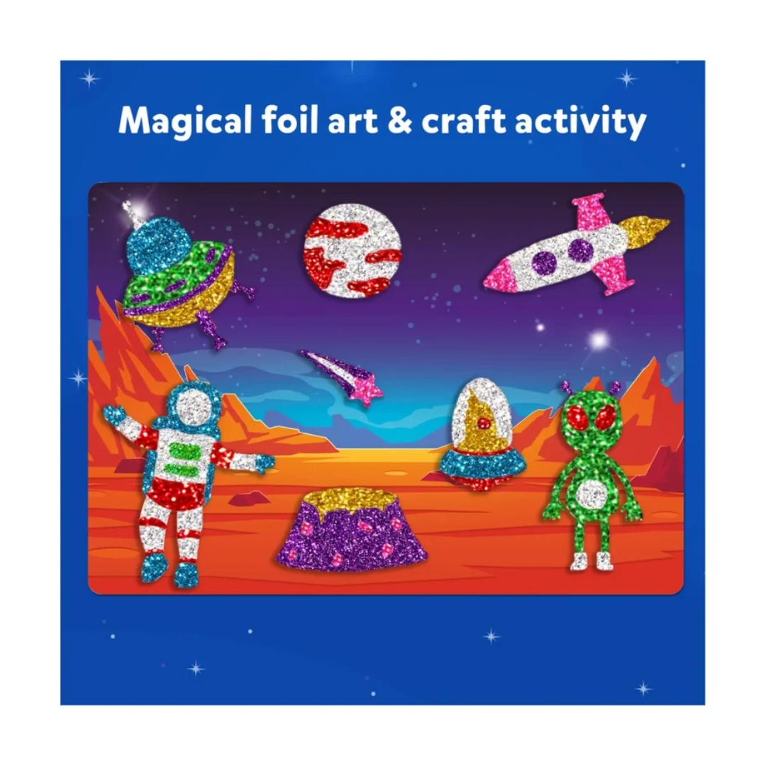 Foil Fun: Up in space | No Mess Art Kit (ages 4-9)
