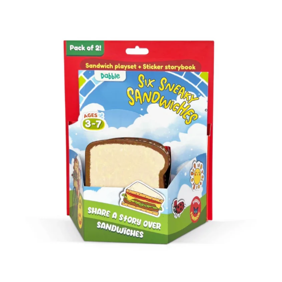 Shifu Dabble Six Sneaky Sandwiches Pretend Play Set