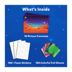 Foil Fun: Up in space | No Mess Art Kit (ages 4-9)