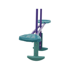 Plum Metal Multiplay Swing Set for Kids – Outdoor Playset with Swing, Rope Ladder & Glider, 50 kg Capacity