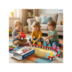 Magnetic Digital Number Train Toy – 21 Pcs Educational Learning Set for Kids 3+