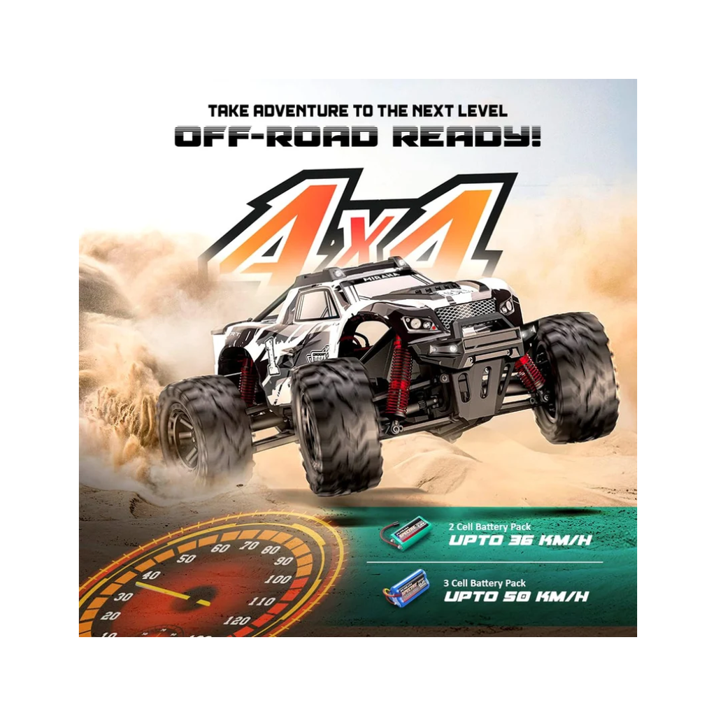 Mirana Spectre 4x4 High-Speed Remote Control Adventure Truck  50km/h Silver