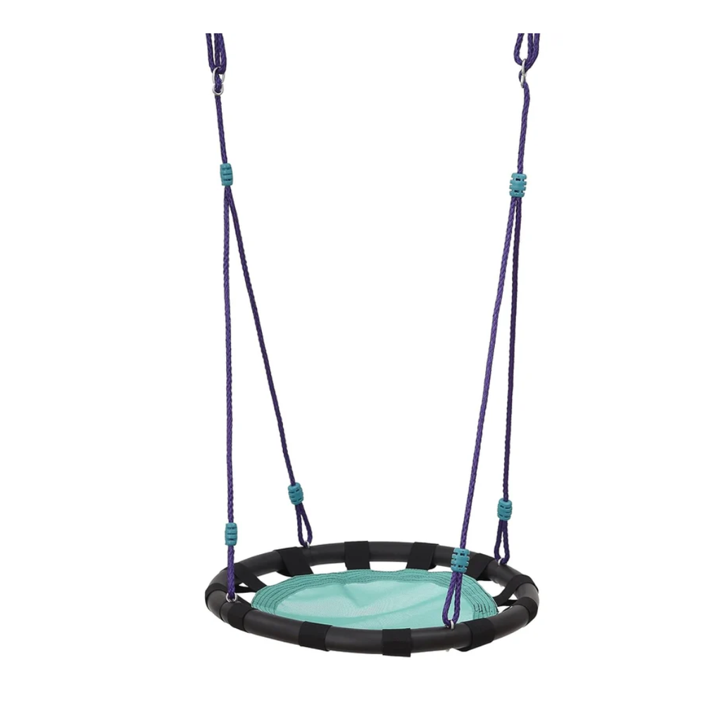 Plum Metal Multiplay Swing Set for Kids – Outdoor Playset with Swing, Rope Ladder & Glider, 50 kg Capacity