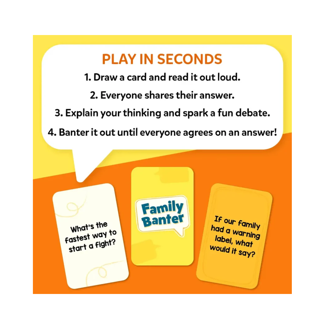 Skillmatics Family Banter Fun and Hilarious Card Game