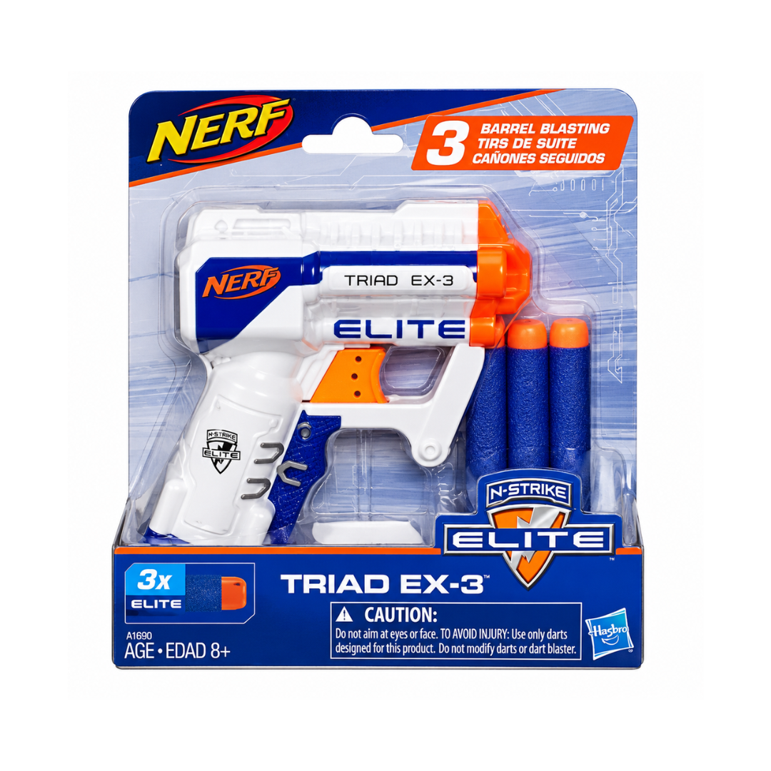 Hasbro Nerf N-Strike Elite Triad EX-3 Blaster,