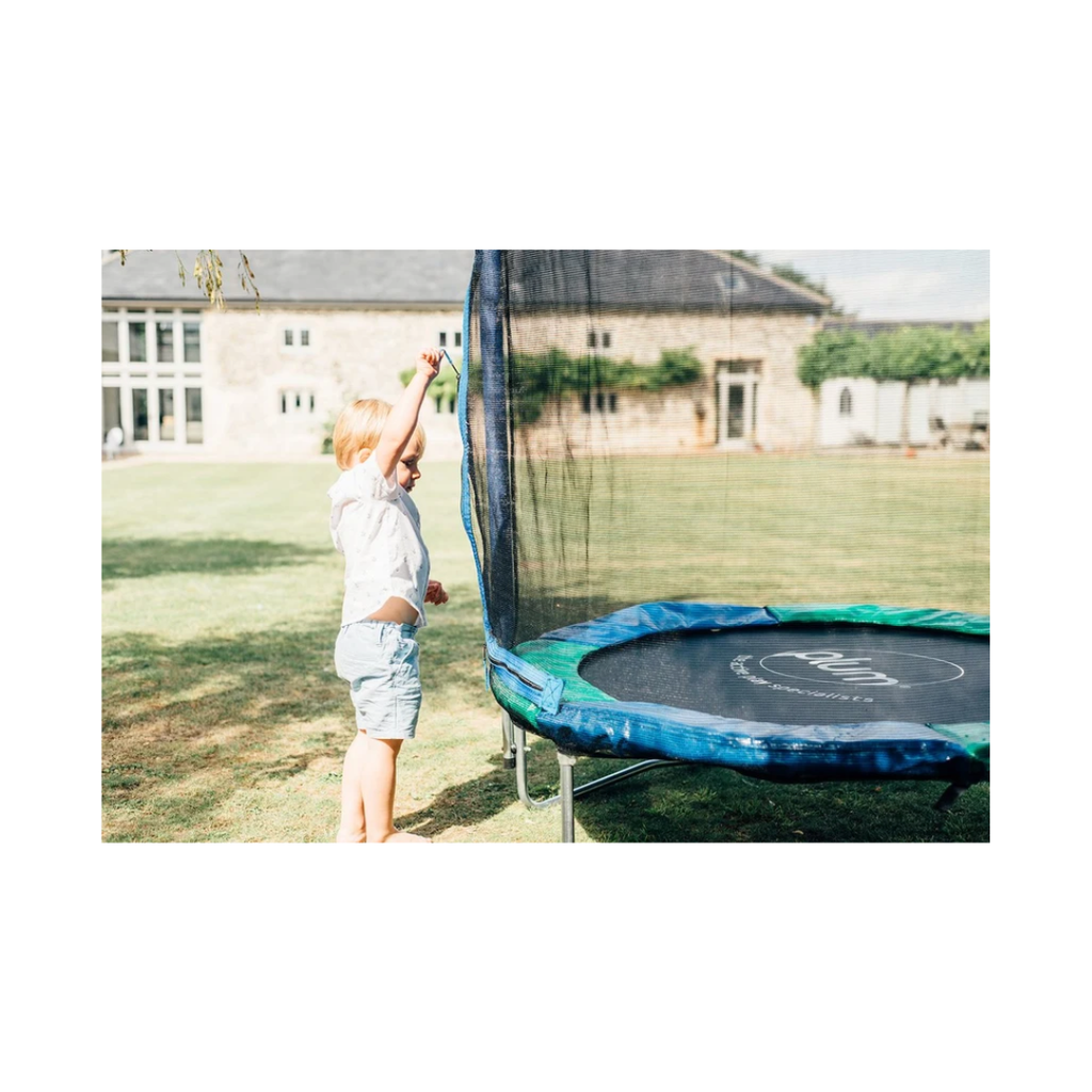 Plum 4.5ft Junior Trampoline with Safety Enclosure | Outdoor Kids Trampoline for Ages 3–6 Years