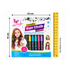 Mirada Metallic Hair Chalk Studio Kit Color & Print