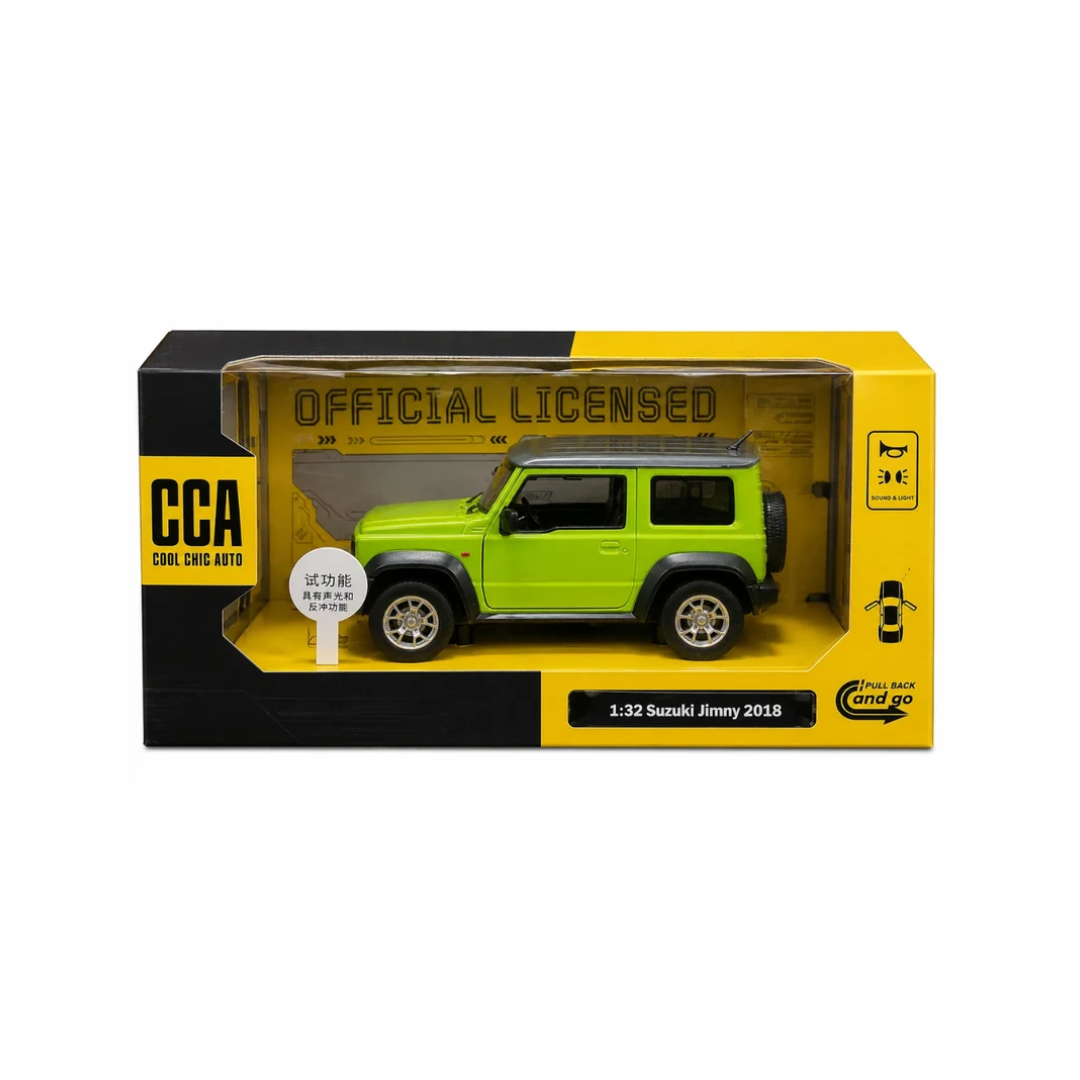 CCA Suzuki Jimny 2018 1:32 Die-Cast Model Car with Light & Sound