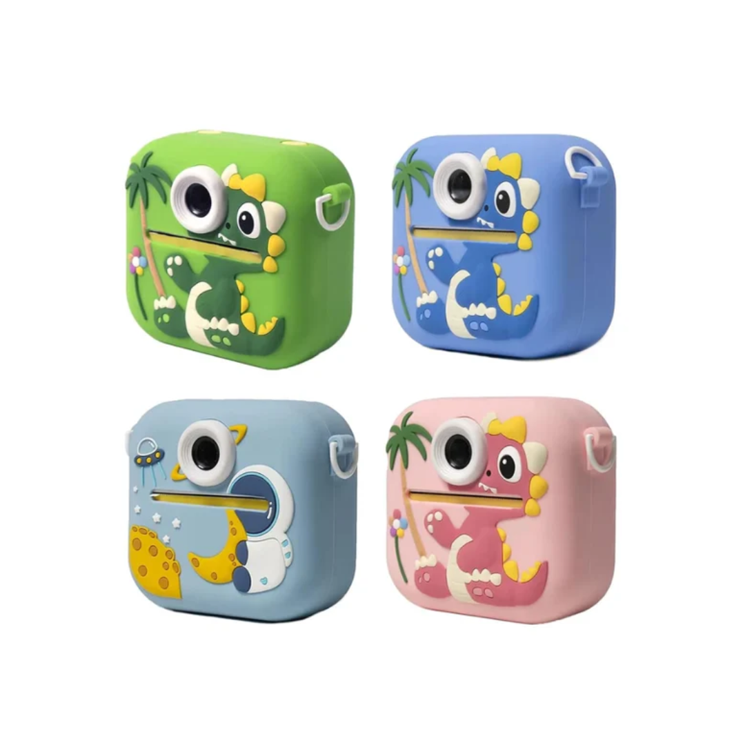 Rainbow Toys Print Camera Dinosaur Shape Instant Photo Printer For Kids assorted Color