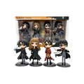 Wizarding World Collectible Harry Potter Character Figure Set – 4-Piece Chibi PVC Action Figure Collection Display Toy for Fans & Collectors