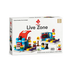 Smoneo Live Zone Building Blocks Playset with House, Furniture, Figures & Pet