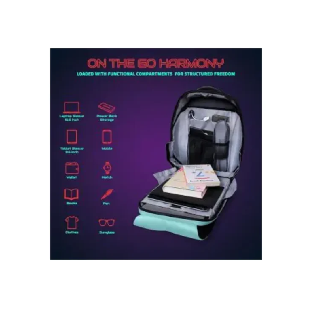 Hookaba Tech Trend Backpack Blue