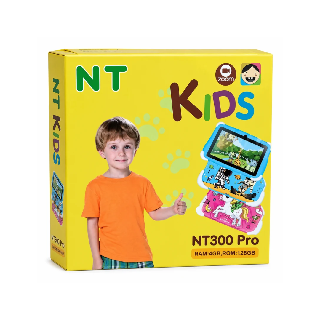 NT Kids NT300 Pro Kids Learning Tablet – 4GB RAM, 128GB ROM Assorted Color