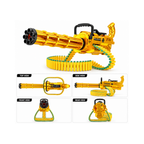 lumo Blazestorm Gatling Toy Gun with Soft Bullets & Rotating Barrel