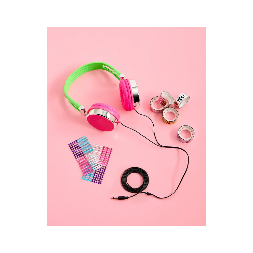 DIY Fashion Headphone Decorating Kit for Girls – Customizable Headphone Craft Set | 6+ Years