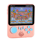 Sameo GameGear Handheld Retro Gaming Console – 666 8-Bit Games 3.5-Inch LCD Screen Pink
