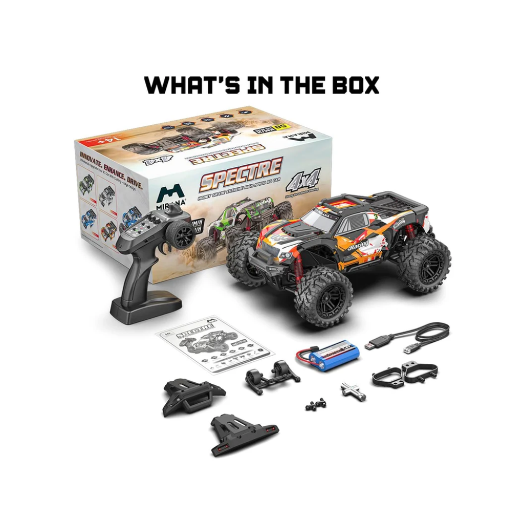 Mirana Spectre 4x4 High-Speed Remote Car Adventure Truck 50km/h Orange