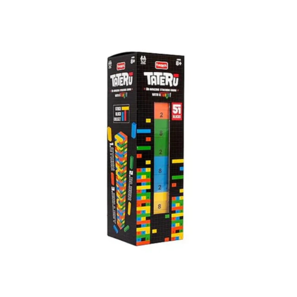 Funskool Adult Games,Tateru, Hardwood Blocks, Stacking Tower