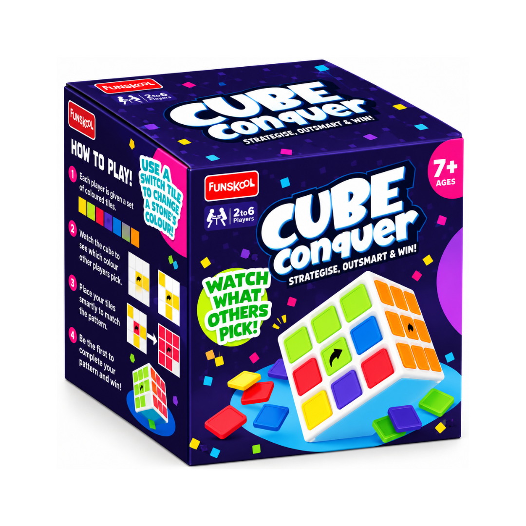 Funskool Cube Conquer Strategic & Mind Challenging Cube Game