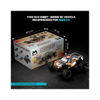 Mirana Spectre 4x4 High-Speed Remote Car Adventure Truck 50km/h Orange
