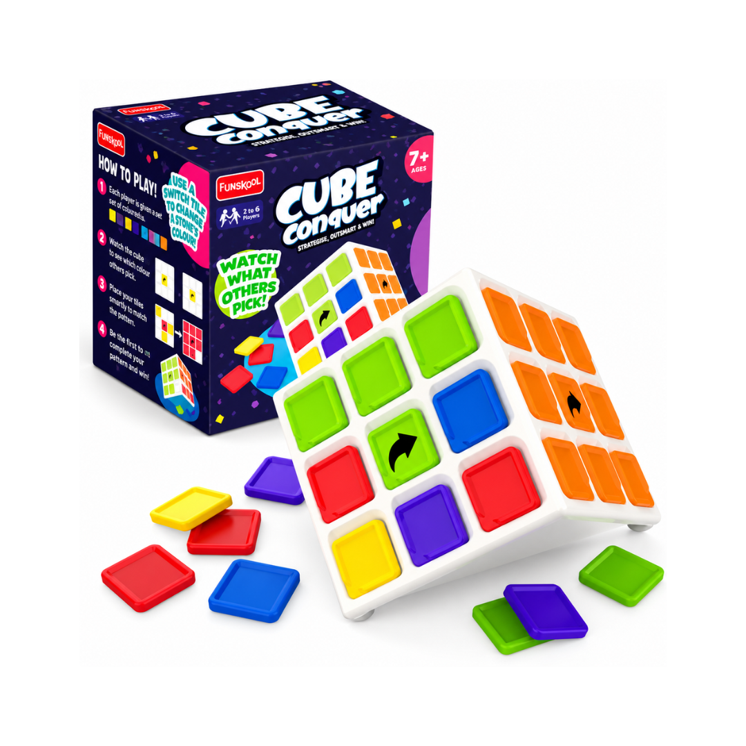 Funskool Cube Conquer Strategic & Mind Challenging Cube Game