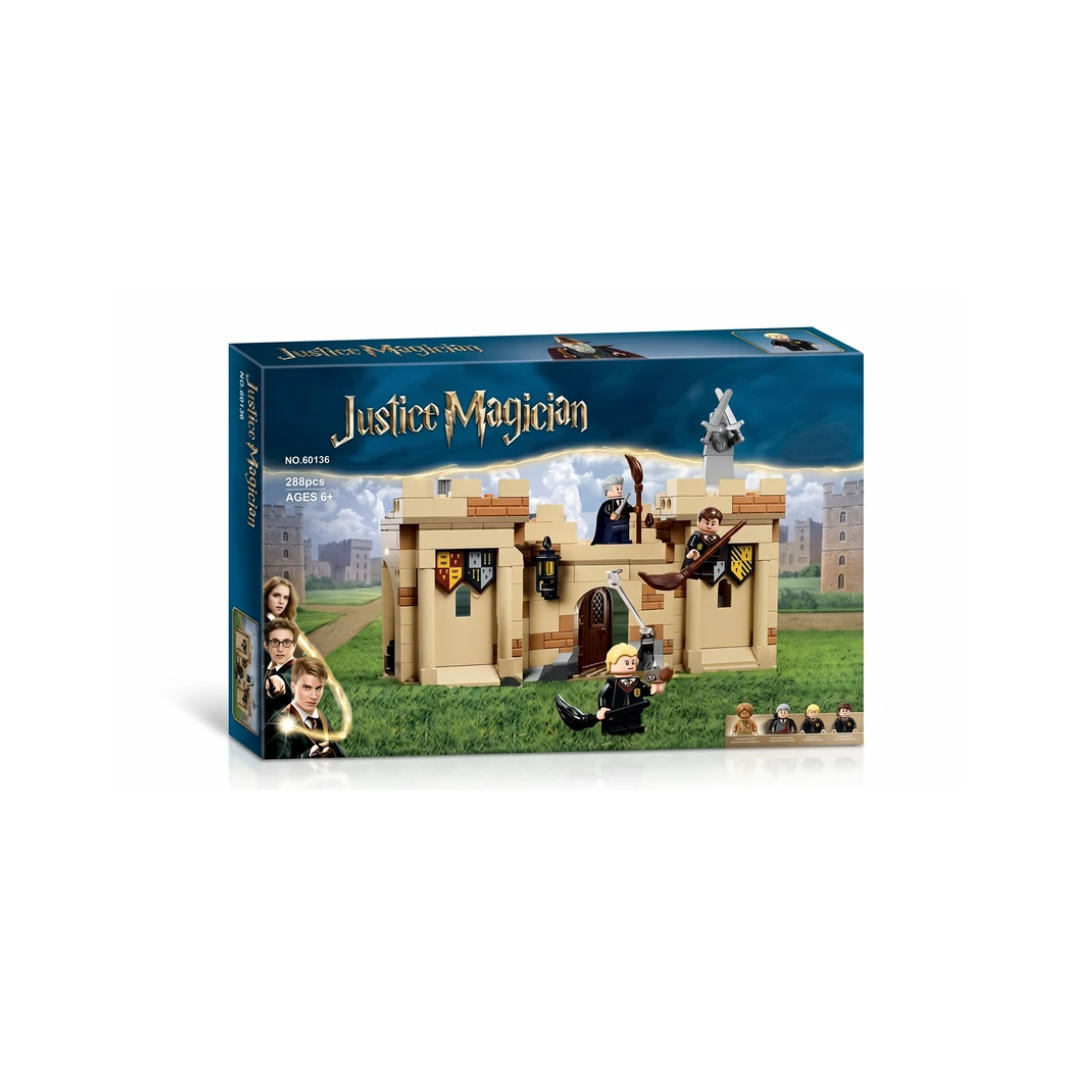 Justice Magician Magic Castle Building Blocks Set – 288 Pieces | Ages 6+