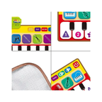 Piano Music Mat for Kids – Touch & Learn Musical Play Mat with 10 Musical Keys & 8 Instrument Sounds, 3+ Years