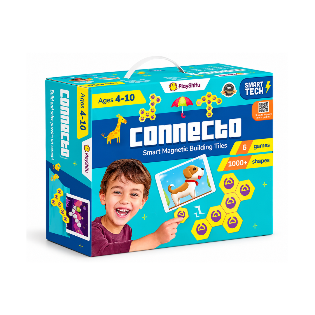 Shifu Plugo Link Cannecto Magnetic Building Blocks Kit With Stem Puzzles